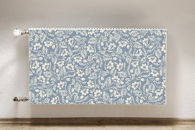 Capa magnética para radiador Enfeite azul