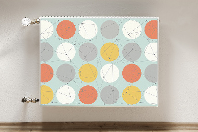 Cobertura magnética para radiador Padrão geométrico