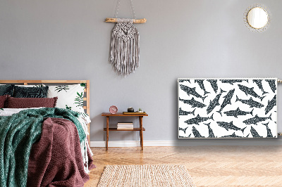 Cobertura magnética para radiador Tipografia de tubarão