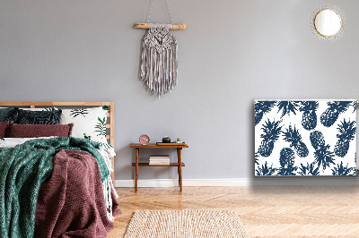 Capa magnética para radiador Abacaxis cinzentos