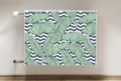 Cobertura magnética para radiador Folhas tropicais