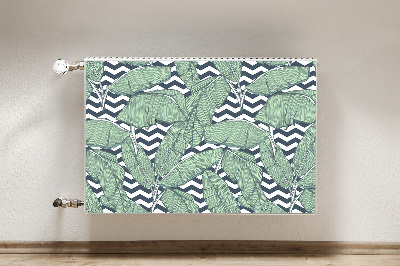 Cobertura magnética para radiador Folhas tropicais