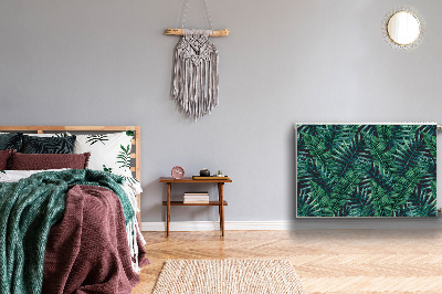 Capa magnética para radiador Folhas tropicais