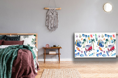 Cobertura magnética para radiador Praia do Surfista