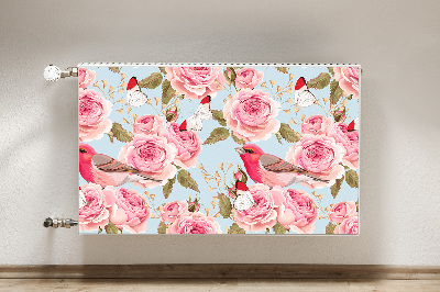 Cobertura magnética para radiador rosas inglesas