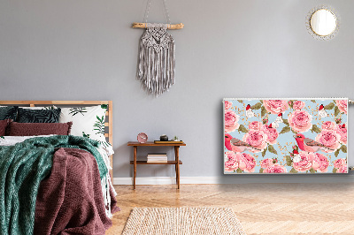 Cobertura magnética para radiador rosas inglesas