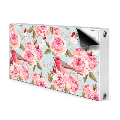 Cobertura magnética para radiador rosas inglesas