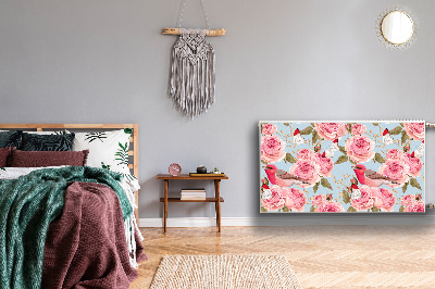 Cobertura magnética para radiador rosas inglesas