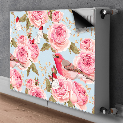 Cobertura magnética para radiador rosas inglesas