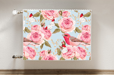 Cobertura magnética para radiador rosas inglesas