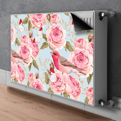 Cobertura magnética para radiador rosas inglesas