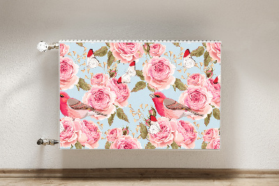 Cobertura magnética para radiador rosas inglesas