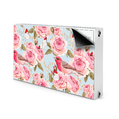 Cobertura magnética para radiador rosas inglesas