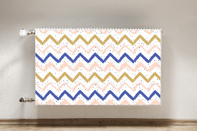 Capa magnética para radiador Ziguezagues pintados