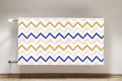 Capa magnética para radiador Ziguezagues pintados