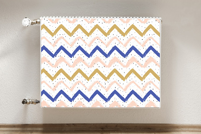 Capa magnética para radiador Ziguezagues pintados