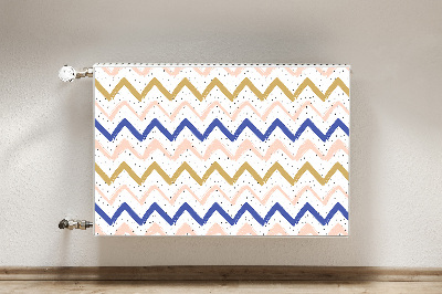 Capa magnética para radiador Ziguezagues pintados