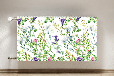 Capa magnética para radiador Flores silvestres