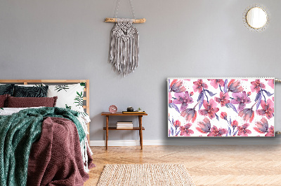 Capa magnética para radiador Flores em tons pastel