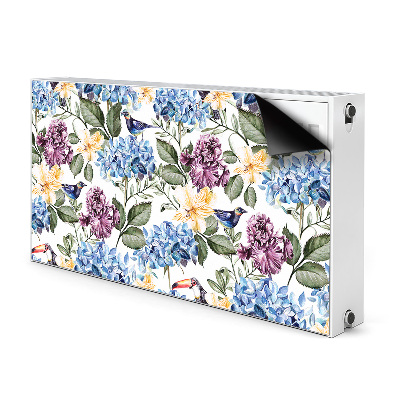 Cobertura magnética para radiador Flores retrô