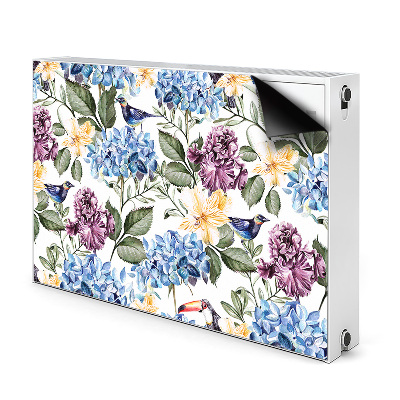 Cobertura magnética para radiador Flores retrô