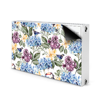 Cobertura magnética para radiador Flores retrô