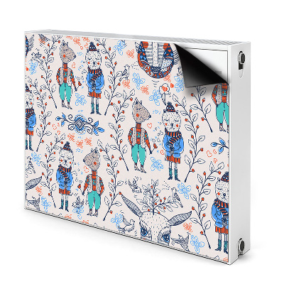 Capa magnética para radiador Animais