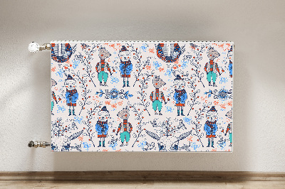 Capa magnética para radiador Animais