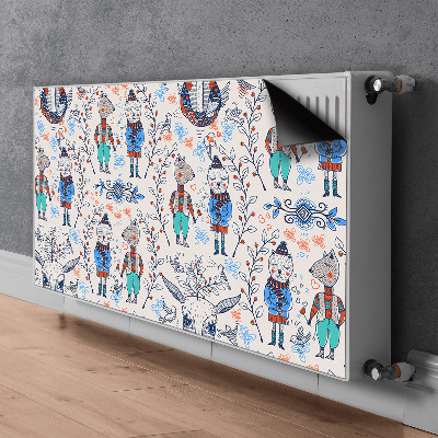 Capa magnética para radiador Animais