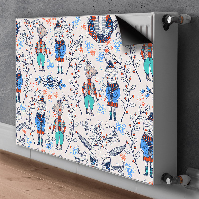 Capa magnética para radiador Animais