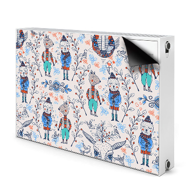 Capa magnética para radiador Animais