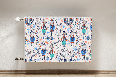 Capa magnética para radiador Animais