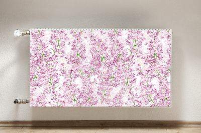 Cobertura magnética para radiador Flores lilases