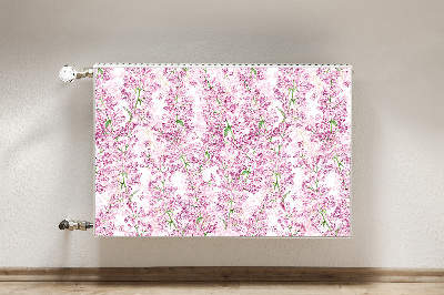 Cobertura magnética para radiador Flores lilases