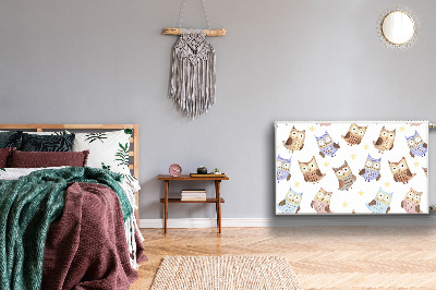 Cobertura magnética para radiador Corujas de contos de fadas