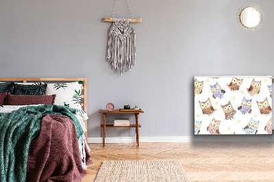 Cobertura magnética para radiador Corujas de contos de fadas