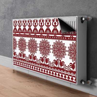 Cobertura magnética para radiador Recortes de Kurpie