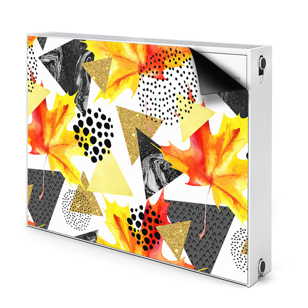 Capa magnética para radiador Triângulos geométricos