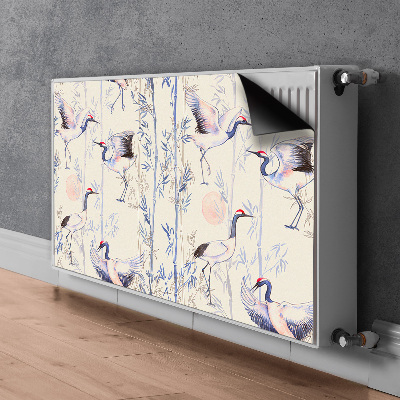 Capa magnética para radiador Dança dos Guindastes