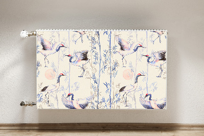 Capa magnética para radiador Dança dos Guindastes