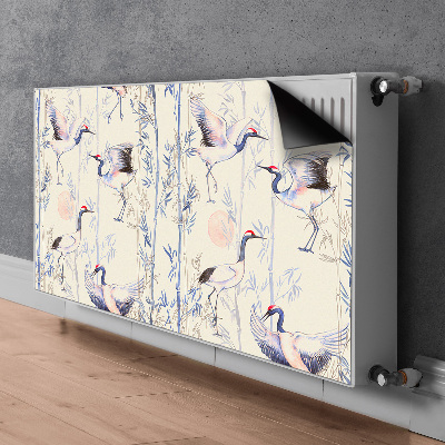 Capa magnética para radiador Dança dos Guindastes