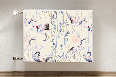 Capa magnética para radiador Dança dos Guindastes