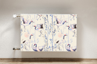 Capa magnética para radiador Dança dos Guindastes