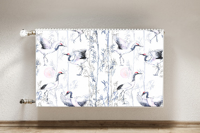 Cobertura magnética para radiador Dança dos Guindastes