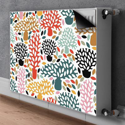 Capa magnética para radiador Rabisco de árvore