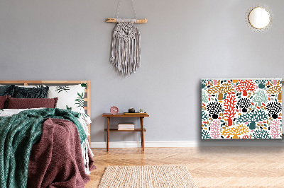 Capa magnética para radiador Rabisco de árvore