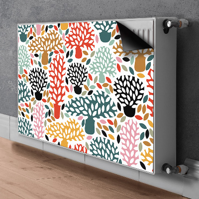 Capa magnética para radiador Rabisco de árvore