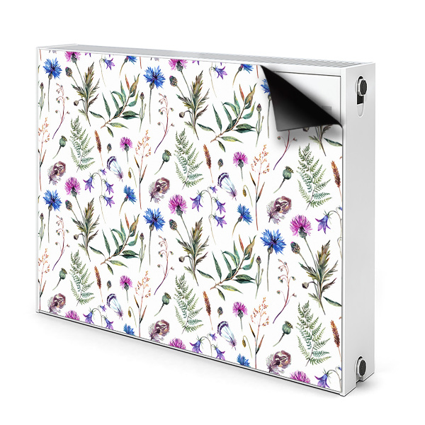 Cobertura magnética para radiador Flores do prado