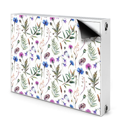 Cobertura magnética para radiador Flores do prado