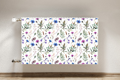 Cobertura magnética para radiador Flores do prado